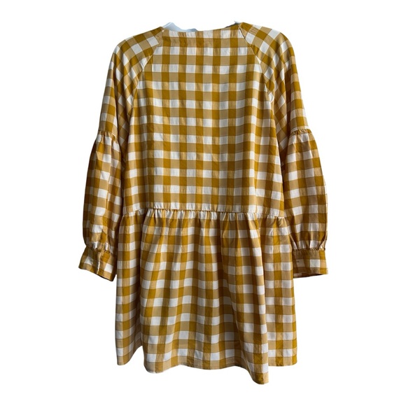Maeve April Gingham Babydoll Blouse - Picture 3 of 10